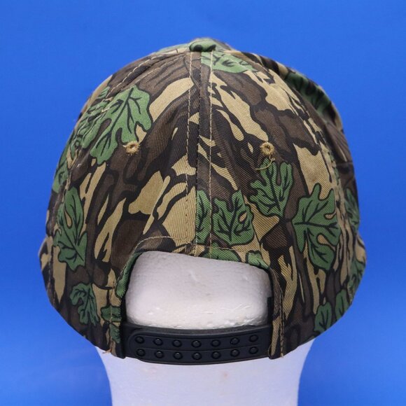 Entergy Camo Rope Hat "Don't Monkey Around Power Lines" Vtg Snapback Cobra Caps - Picture 5 of 7